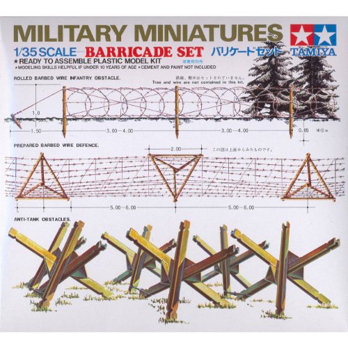 Barricades Tamiya 35027 maquette décor urbain pour créer un diorama WWII