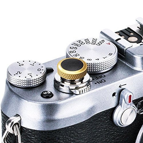 Jjc Camera Soft Release Button, Shutter Button For Fuji Fujifilm X-T5 X-T4 X-T3 X-T30 X-T30 Ii X-T20 X-Pro3 X100V X100F X-E4 X-E3 Sony Rx1R Ii Rx10 Iv Iii Leica M10 M9 Nikon Df F3 #TOP4