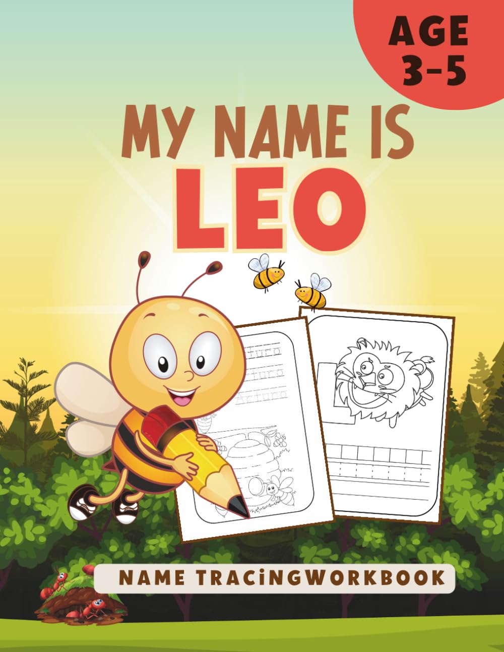 MY NAME IS LEO | NAME TRACING WORKBOOK | PERSONALIZED LEARN TO WRITE MY NAME