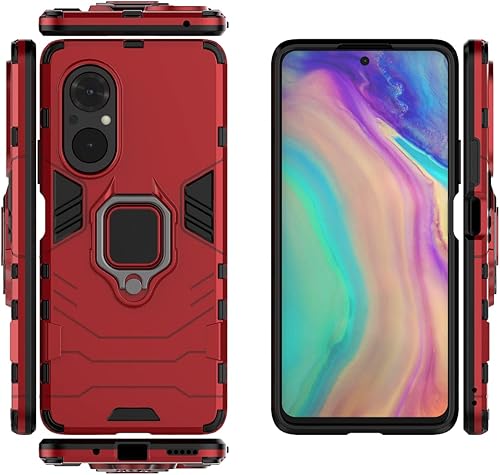 QiongNi Funda para Huawei Honor 50 SE funda para funda Hi Nova 9 SE funda magnética para soporte de coche para Huawei Nova 9 SE JLN-LX1 JLN-A00