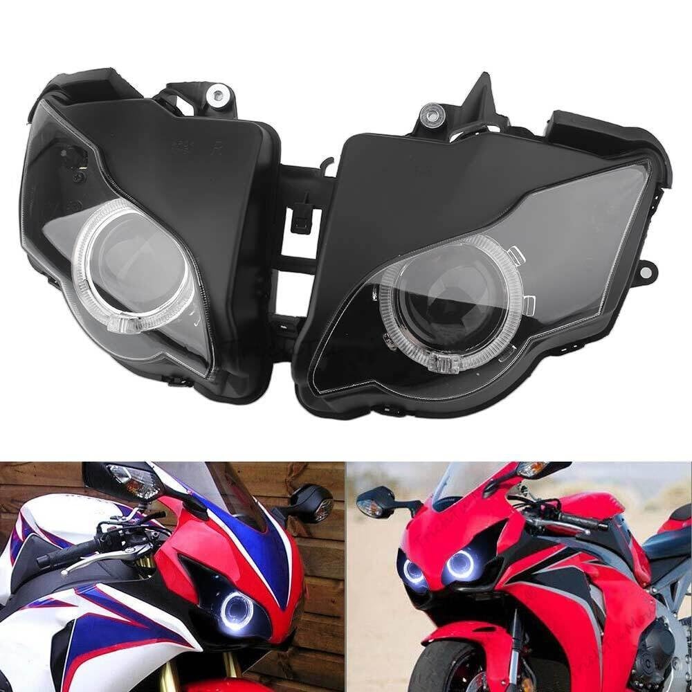 Dirt Bike Reflektor Pasuje do CBR1000RR 2008 2009 2010 2011 reflektor motocyklowy montaż Hi/lo wiązka reflektor anioła