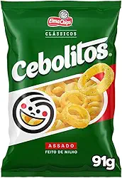 Salgadinho Cebola Elma Chips Cebolitos 91G