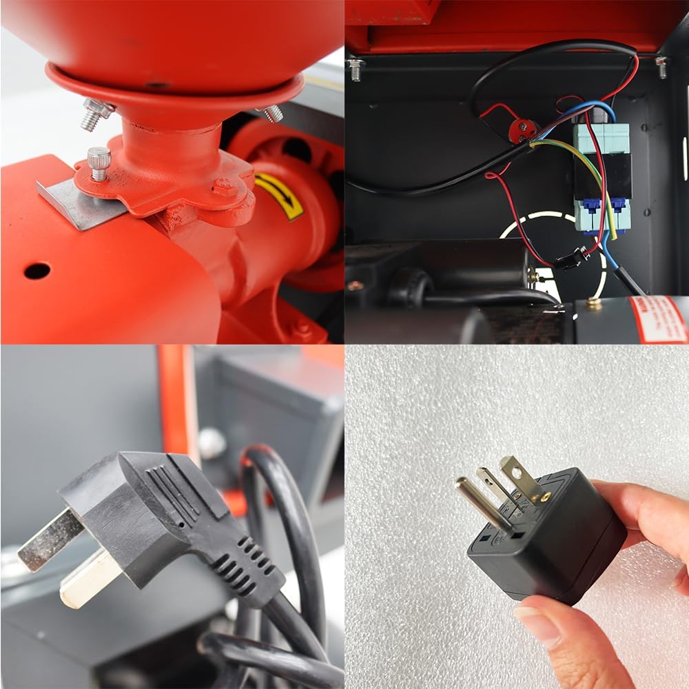 220V Electric Rice Milling Peeling Machine Commercial Small Grain Grinder Mill for Rice Millet Corn Peeling Sheller 130-170 KG/H 1.8KW