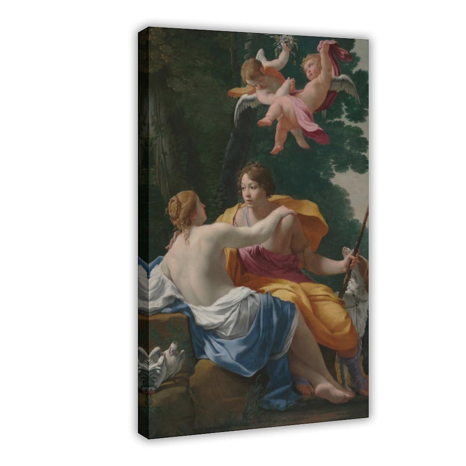 JFECTH Venus And Adonis Canvas Poster for Living Room Decor Gift
