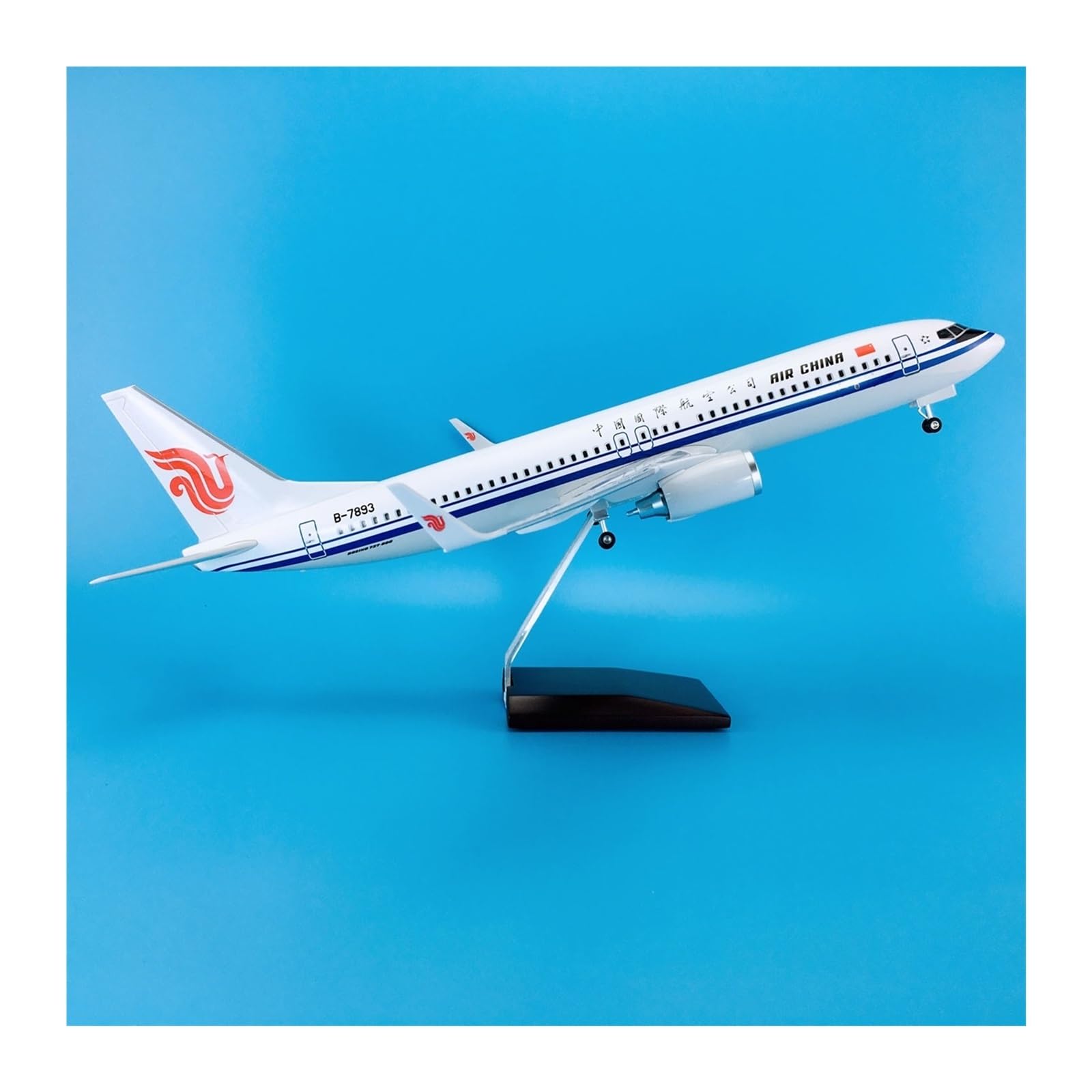 Modello di Aereo in lega Aereo Con Ruote Da 47 Cm Boeing B737-800 Per Modello Di In Lega Per Passeggeri Air China 1 85