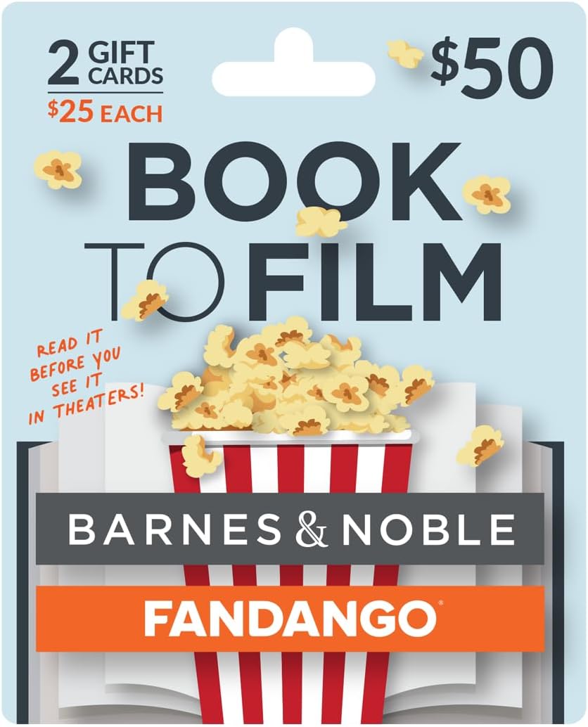 Book to Film โ the gift of Barnes & Noble Physical Gift Card - $50