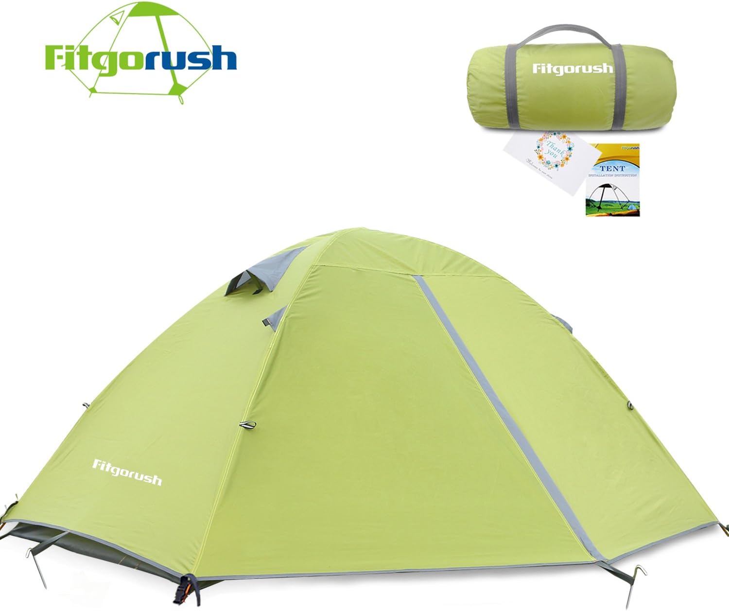 2-3 Person 3 Season Tent Waterproof Dome Backpack Tent for Camping Hiking Climbing Travel