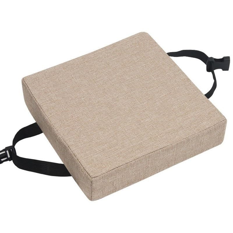 BLLMTEAR 11/12/14/16 Inch Stool Cushion Square with Ties, Non-Slip Square Seat Cushion for bar stools with Machine Washable Cover(4,10X10x2in/