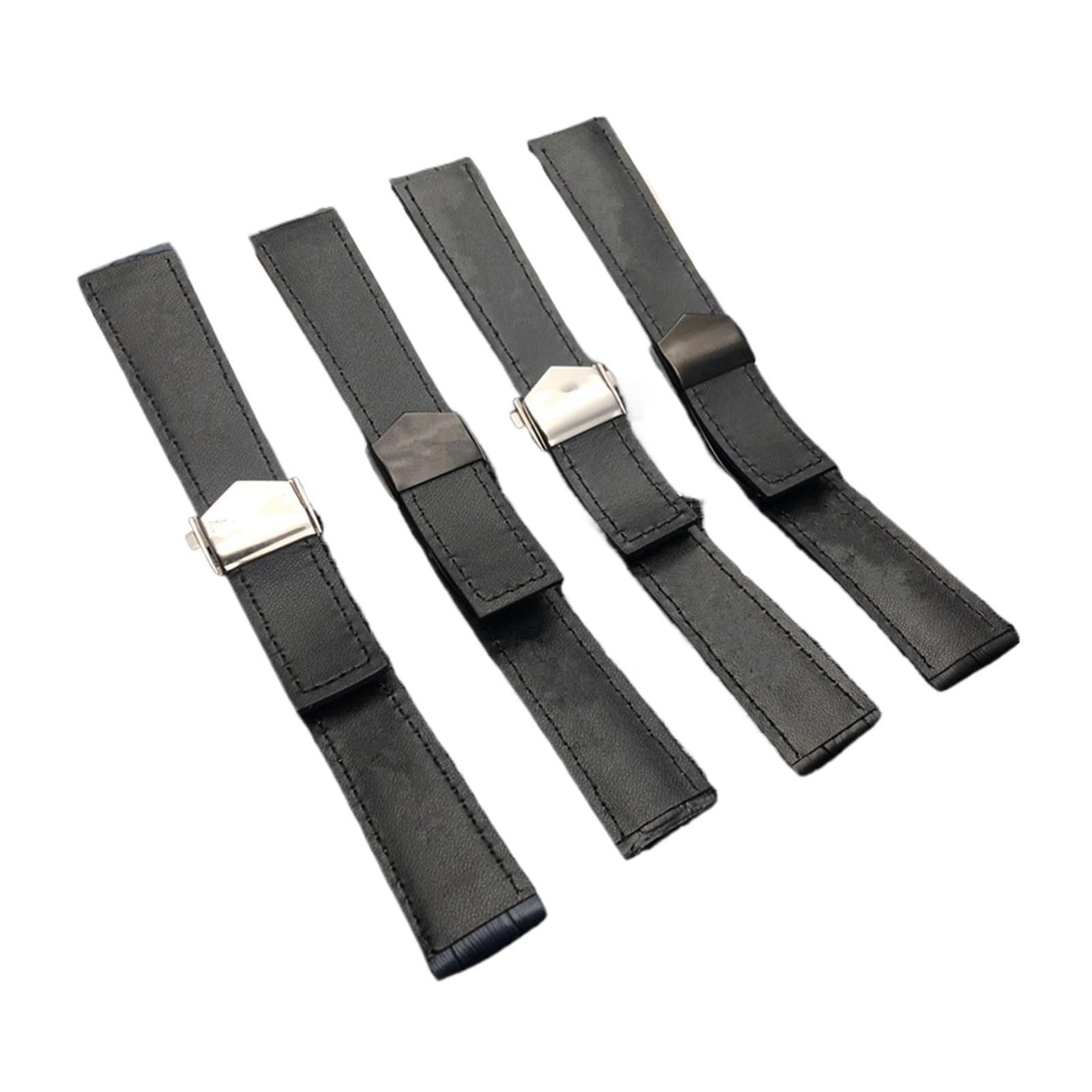 Cong Yi Bracelet de montre en cuir véritable 20 mm 22 mm pour homme Bracelet de montre souple compatible avec les bracelets HEUER