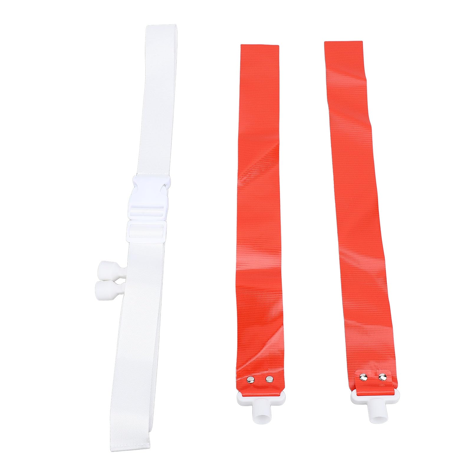 Football Belts Flag Set, Adjustable Tensile Strength, Fashionable Football Belts, Wear for Outdoor Sports Training (Red)