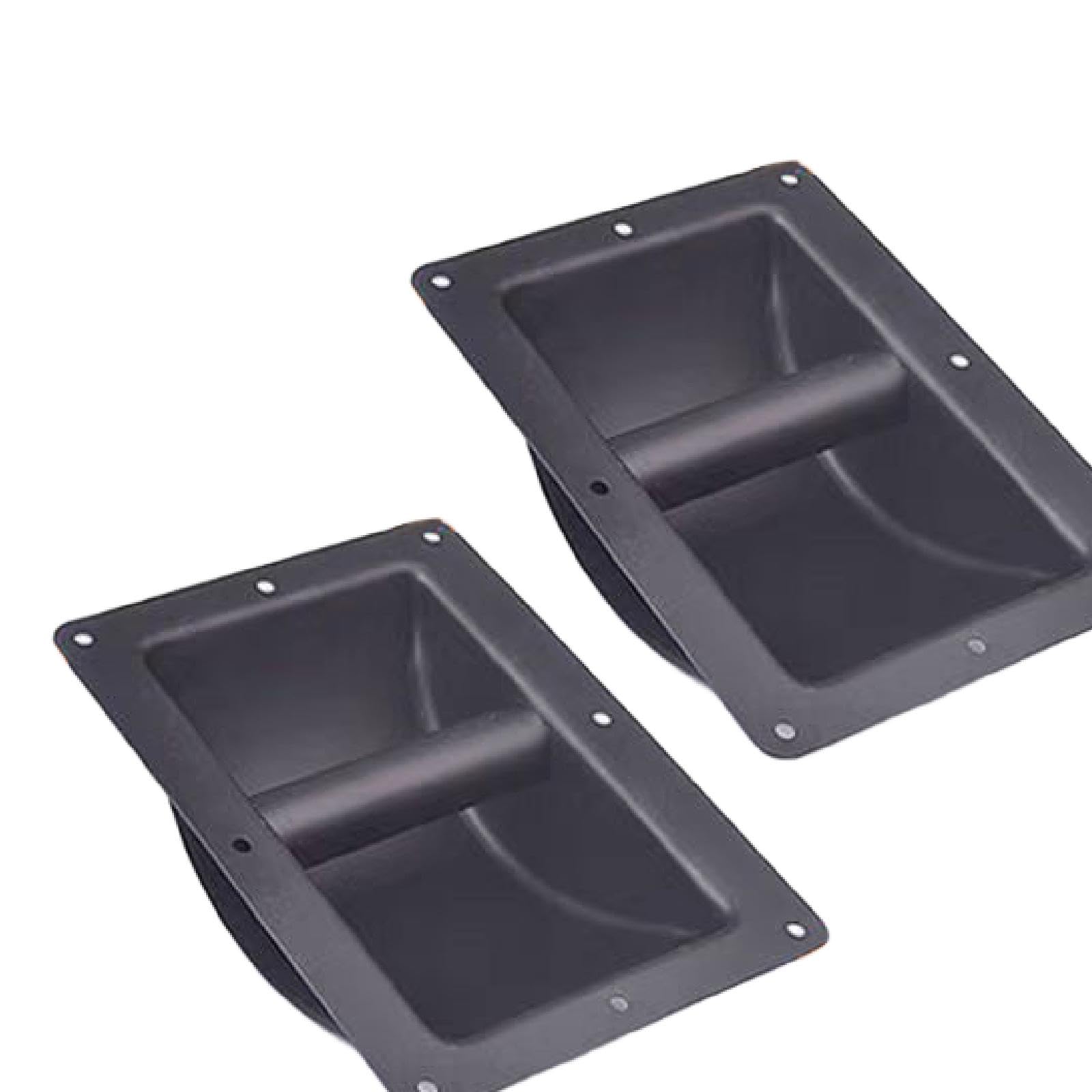 predolo Ensemble de 2 Poignées pour Haut-Parleurs Encastrés, Poignée de Haut-Parleur Audio Encastrée, Accessoires de Transport, pour Transporter Vos Enceintes Toute Confiance, S