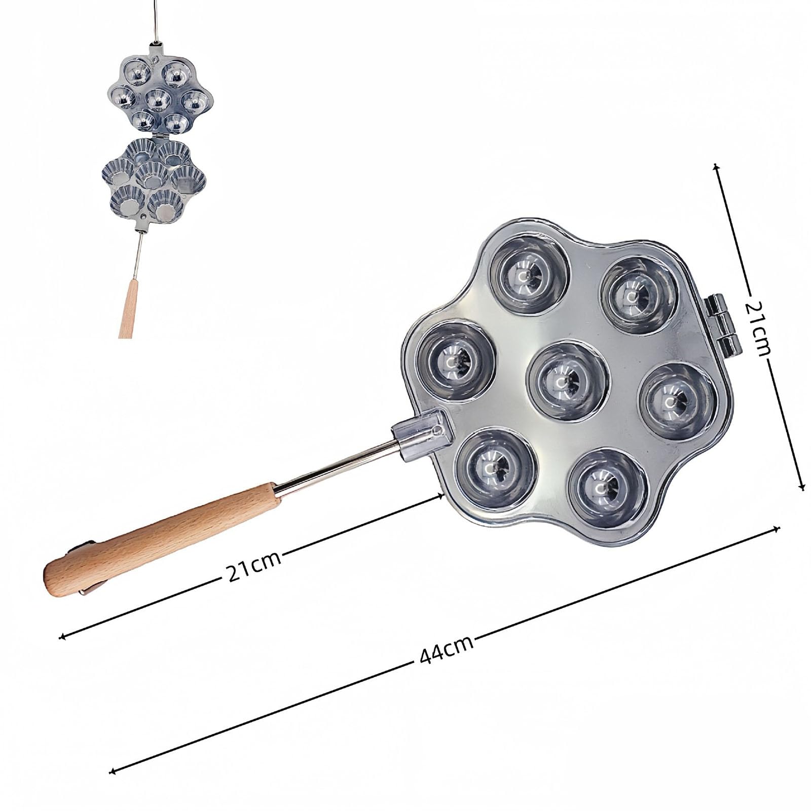 Molde de postre desmontable fabricado con aleación de aluminio para hornear y limpiar fácilmente los utensilios para hornear expertos