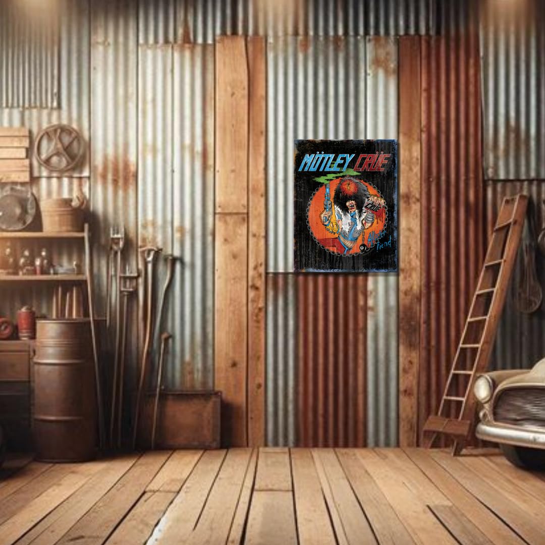 Amazon.com: Desperate Enterprises Motley Crue Allister Tin Sign