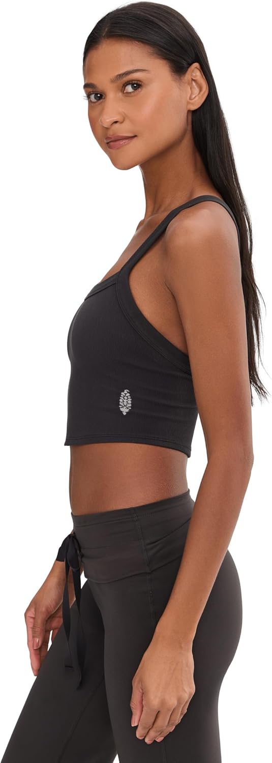 Free People, Womens, All Clear Cami Solid, Chocolate, Medium/Large - Image 3