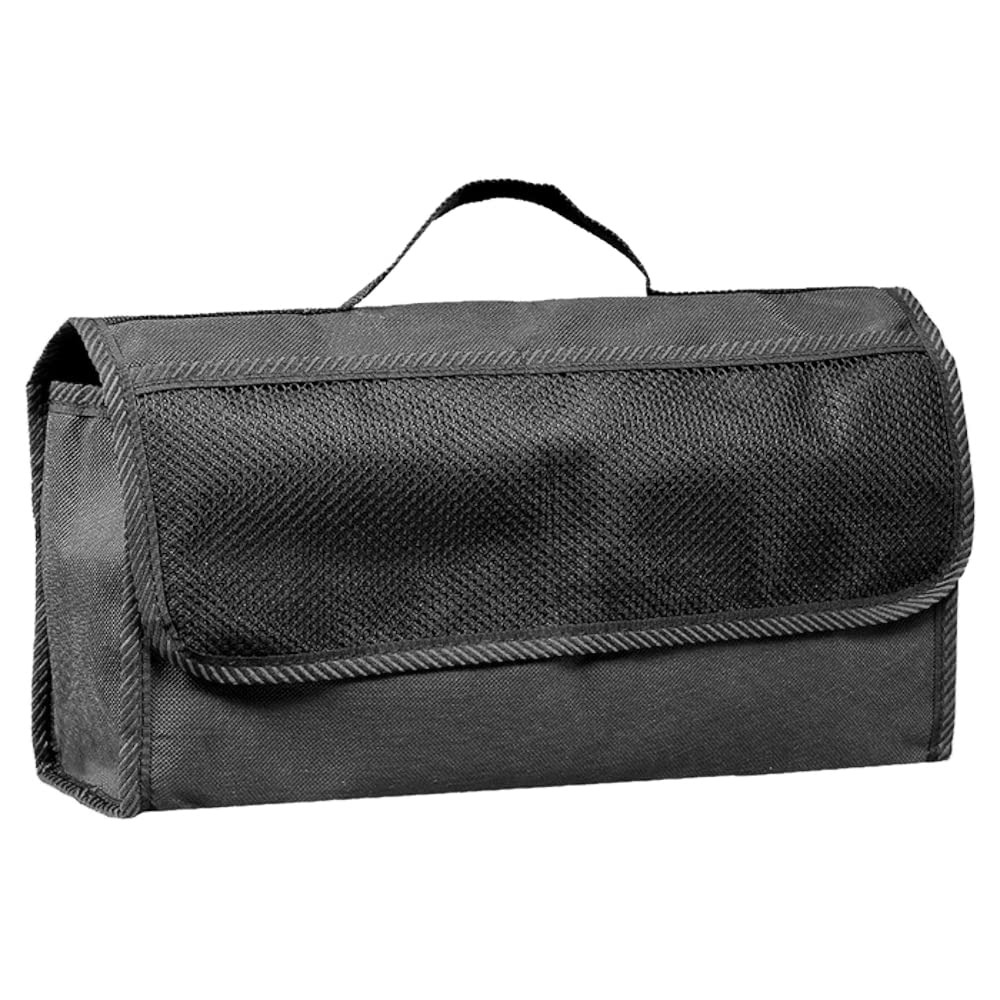 Soladirect Black Car Boot Organiser Bag Anti Slip Foldable For Boot Storage Case Tool Bag Interior Declutter Boot Tidy Bag Organiser Tools, Suitable For All Vehicles,