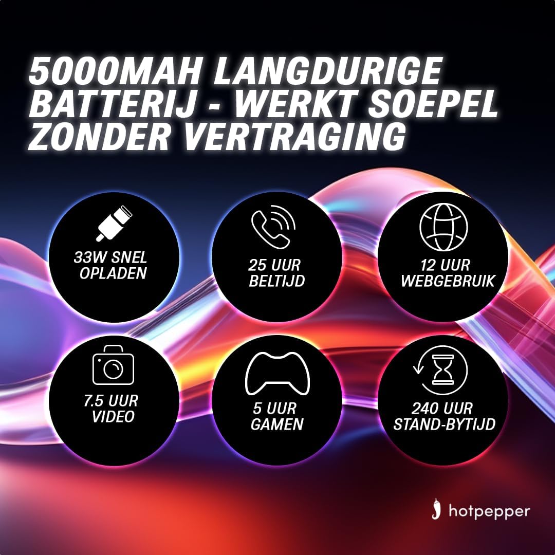 Hot Pepper K82A 5000mAh battery features and usage times