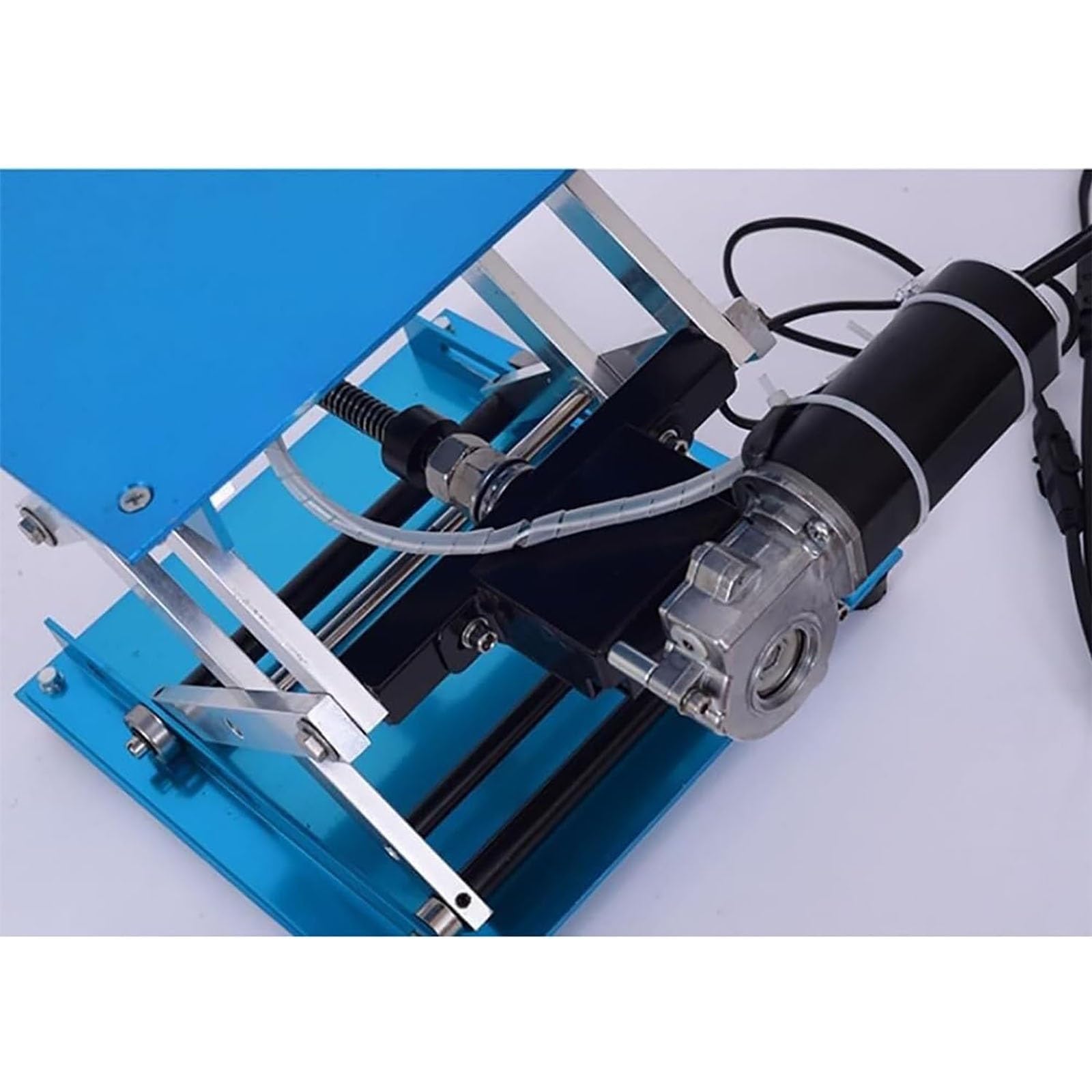 Plataforma elevadora eléctrica, gato de laboratorio de óxido de aluminio, soporta 30 kg, altura ajustable de 90-365 mm, ideal para experimentos de física y aplicaciones de investigación