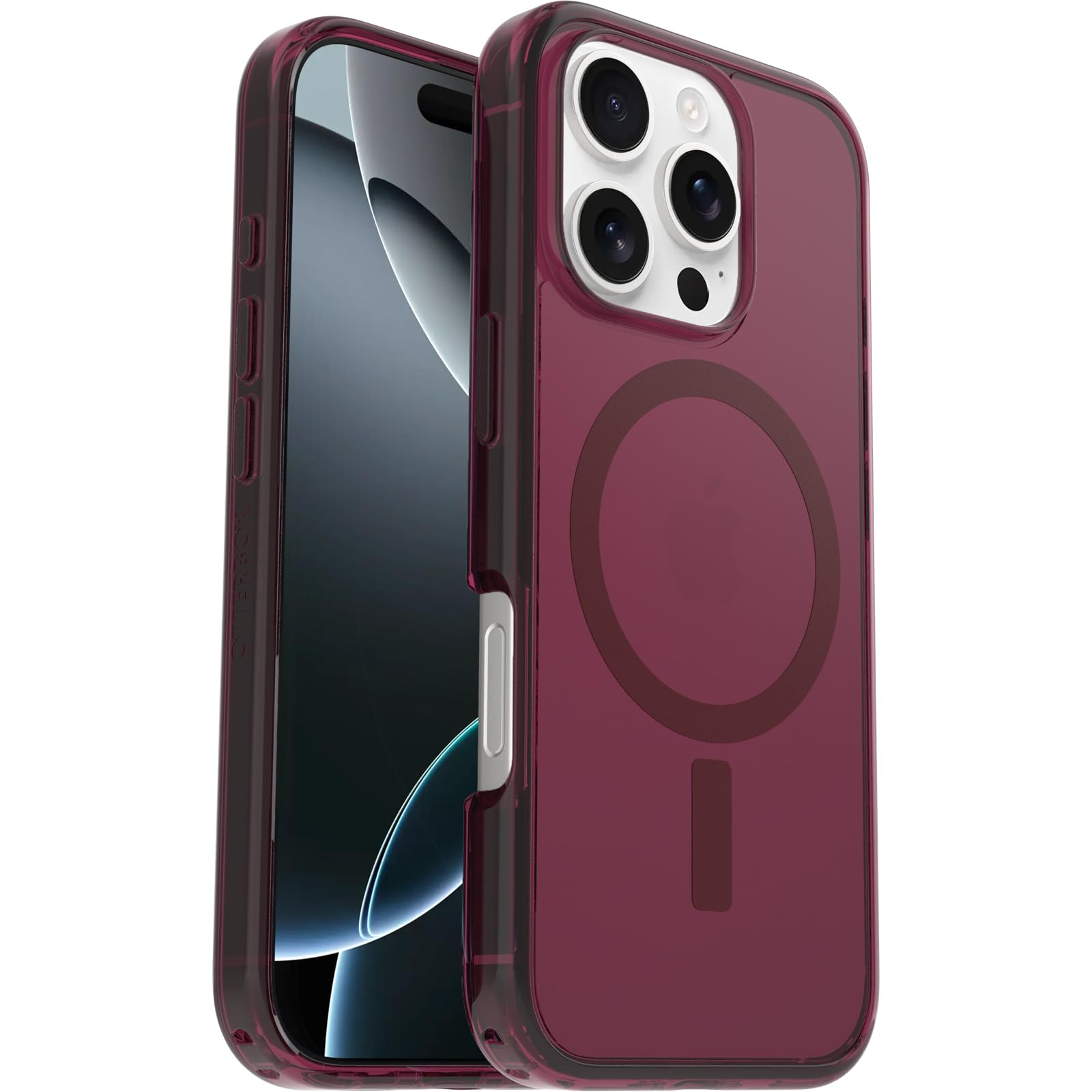 OtterBox Symmetry Series Clear MagSafe Case for iPhone 16 Pro, Shockproof
