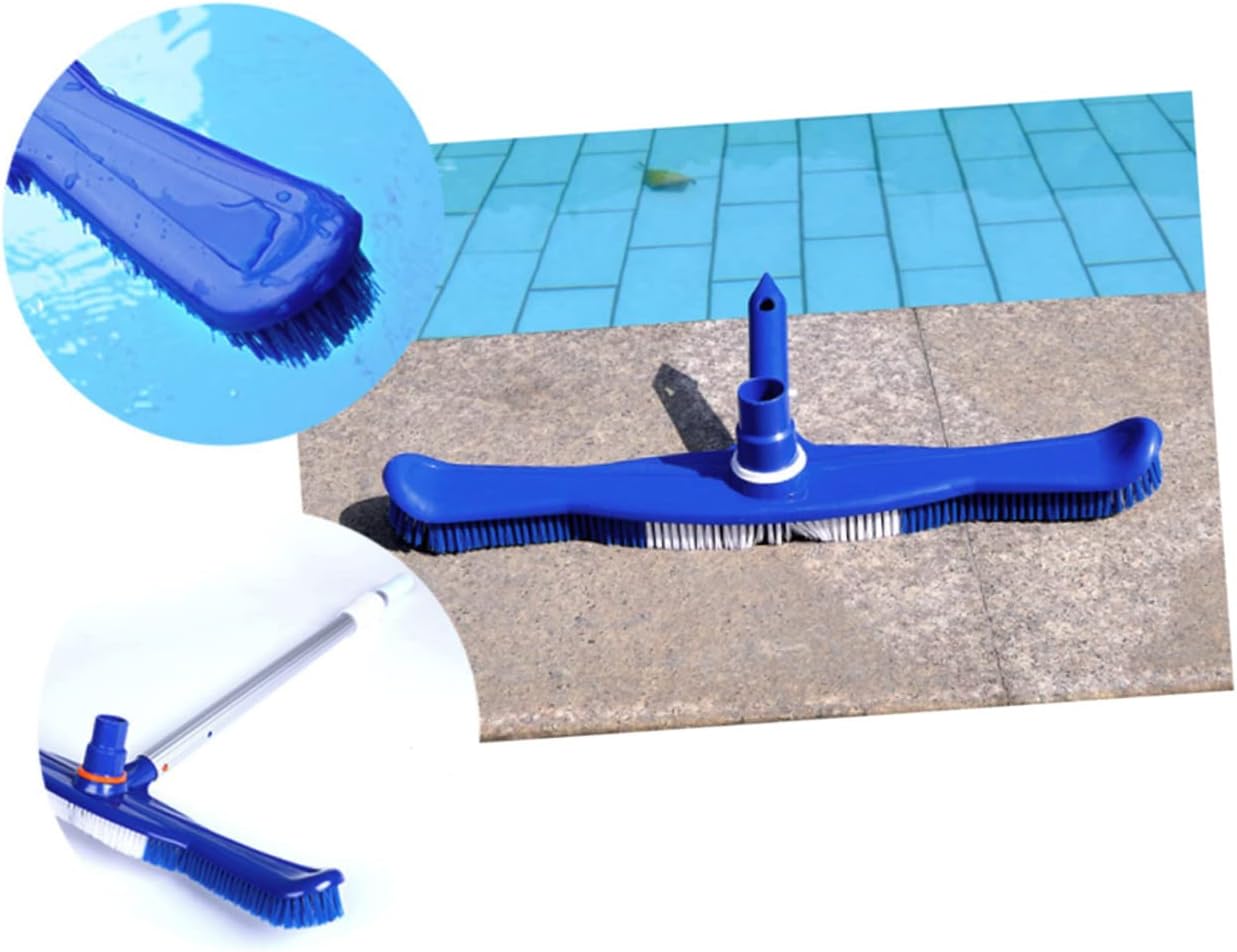 BESPORTBLE 1pc Heavy Duty Swimming Pool Cleaning Brush Tough Bristles for Use for Sweeping Fine Dirt and Debris from Pools Patios and More