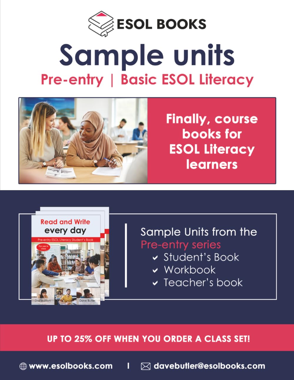 ESOL Books Sample units Pre-entry / Basic ESOL Literacy