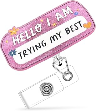 Funny Turtle Badge Reel, Cute ID Badge Holder Retractable Clip, Pediatric Badge Reel, Nurse Nursing Badge Reels, Nursing Student, RN LPN CNA MA Medical Worker Nurse Accessories for Work