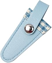 XANHOY Tijeras de bordado, vaina, color celosía, cubierta protectora, funda para tijeras de costura, herramienta de corte portátil