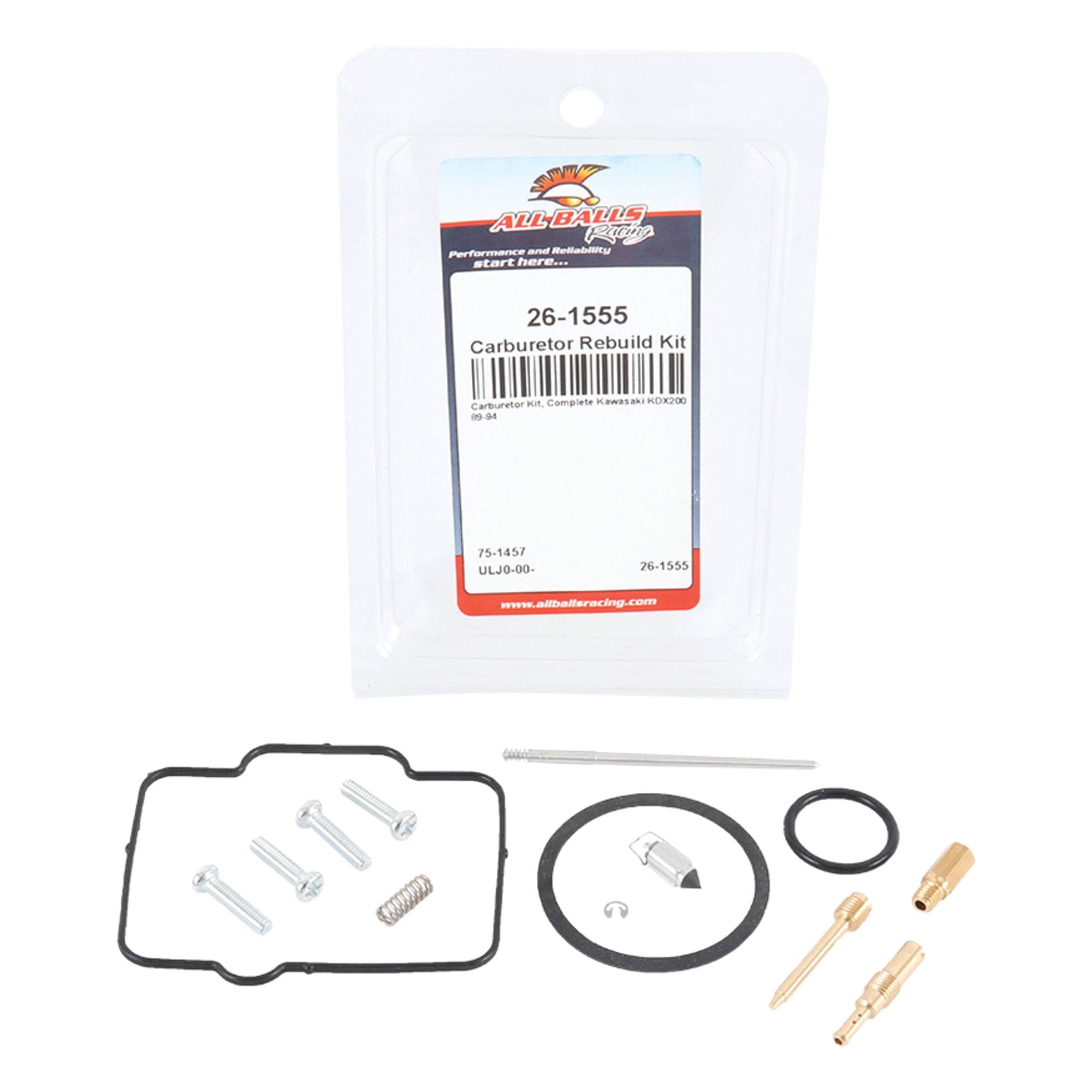 Amazon | All Balls Racing 26-1555 キャブレターリビルドキット