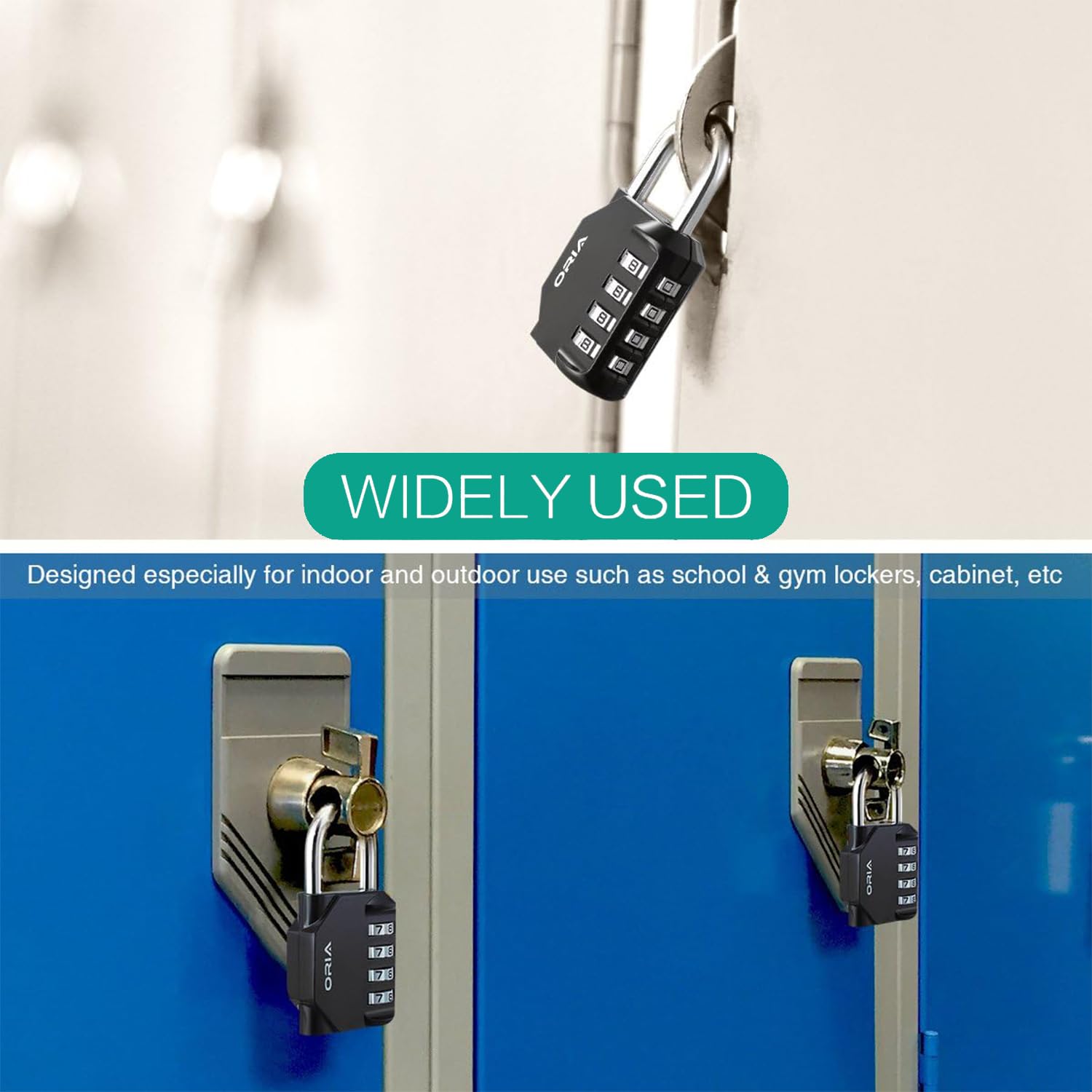 Instructions for Setting ORIA Combination Lock Code