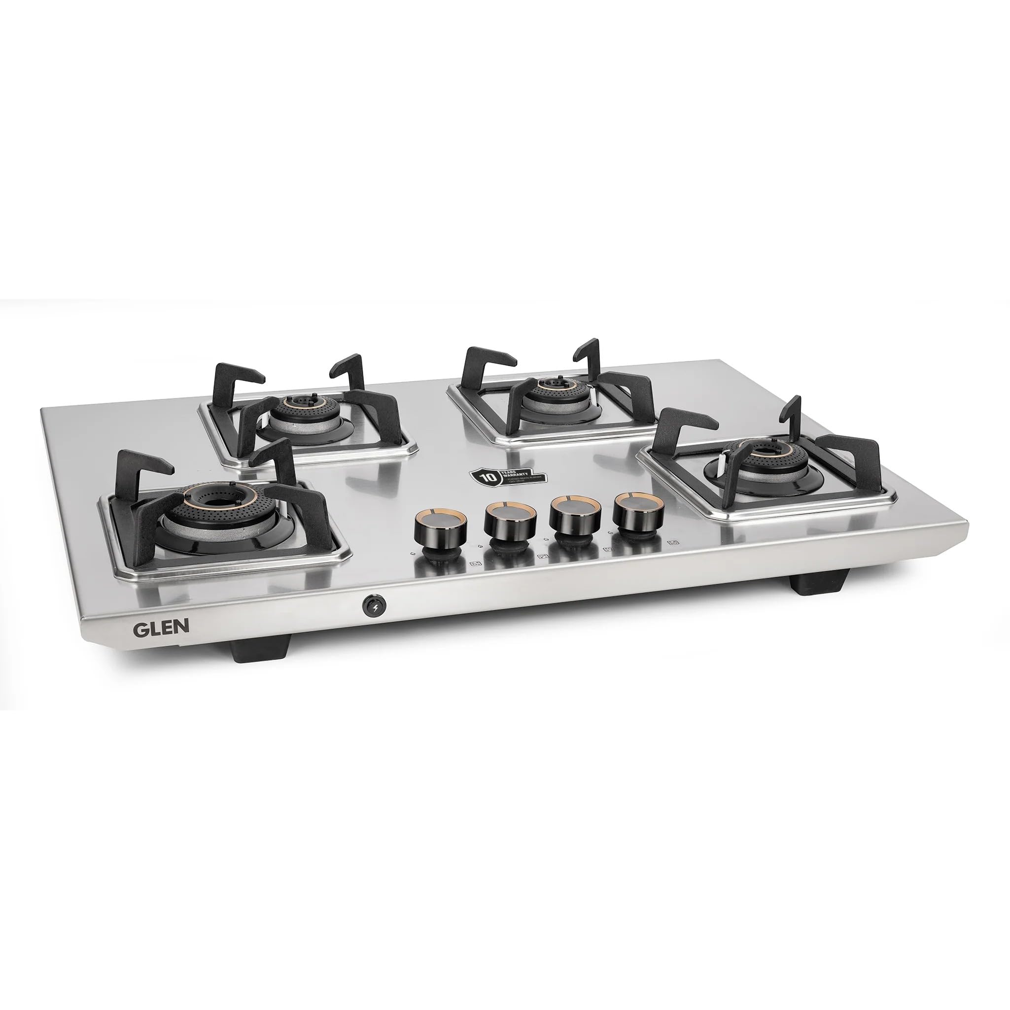 Glen 4 Burner Stainless Steel Gas Stove - 10 Year Warranty -8