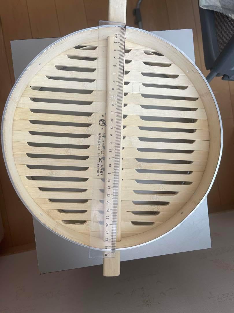 竹製 せいろ(外側アルミ素材)直径約29.5cm 5段式 蓋付き 竹 竹製 せいろ(外側アルミ素材)直径約29.5cm 5段式 蓋付き 竹