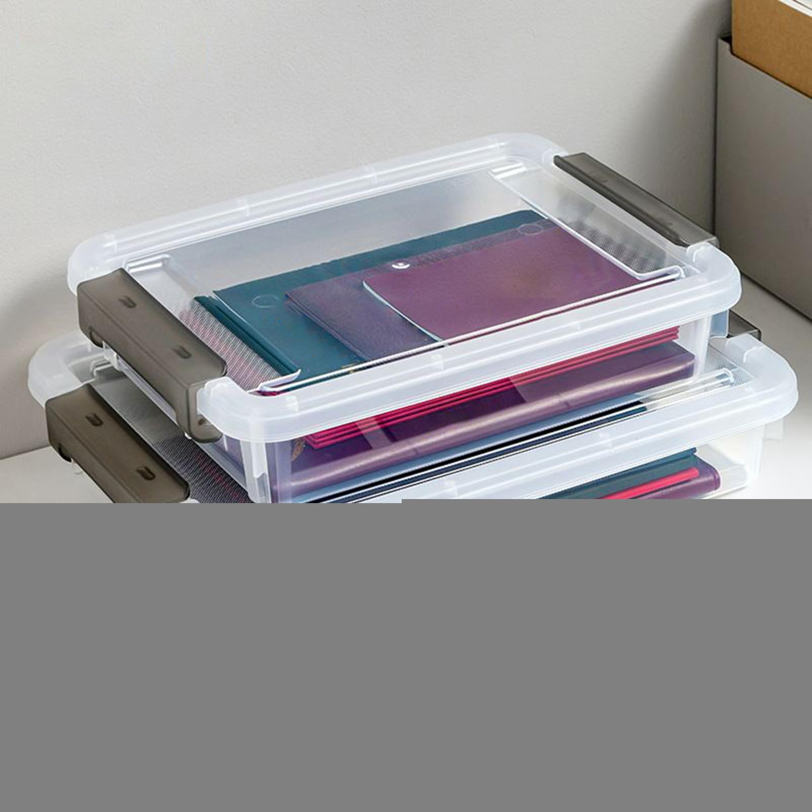 Scatola Organizzatrice Documenti Organizzatore Trasparente Impermeabile Con | Scatola Archiviazione Documenti A4 B5 Per Casa Ufficio Scuola Cancelleria Passaporto Carta D'Identità Carta
