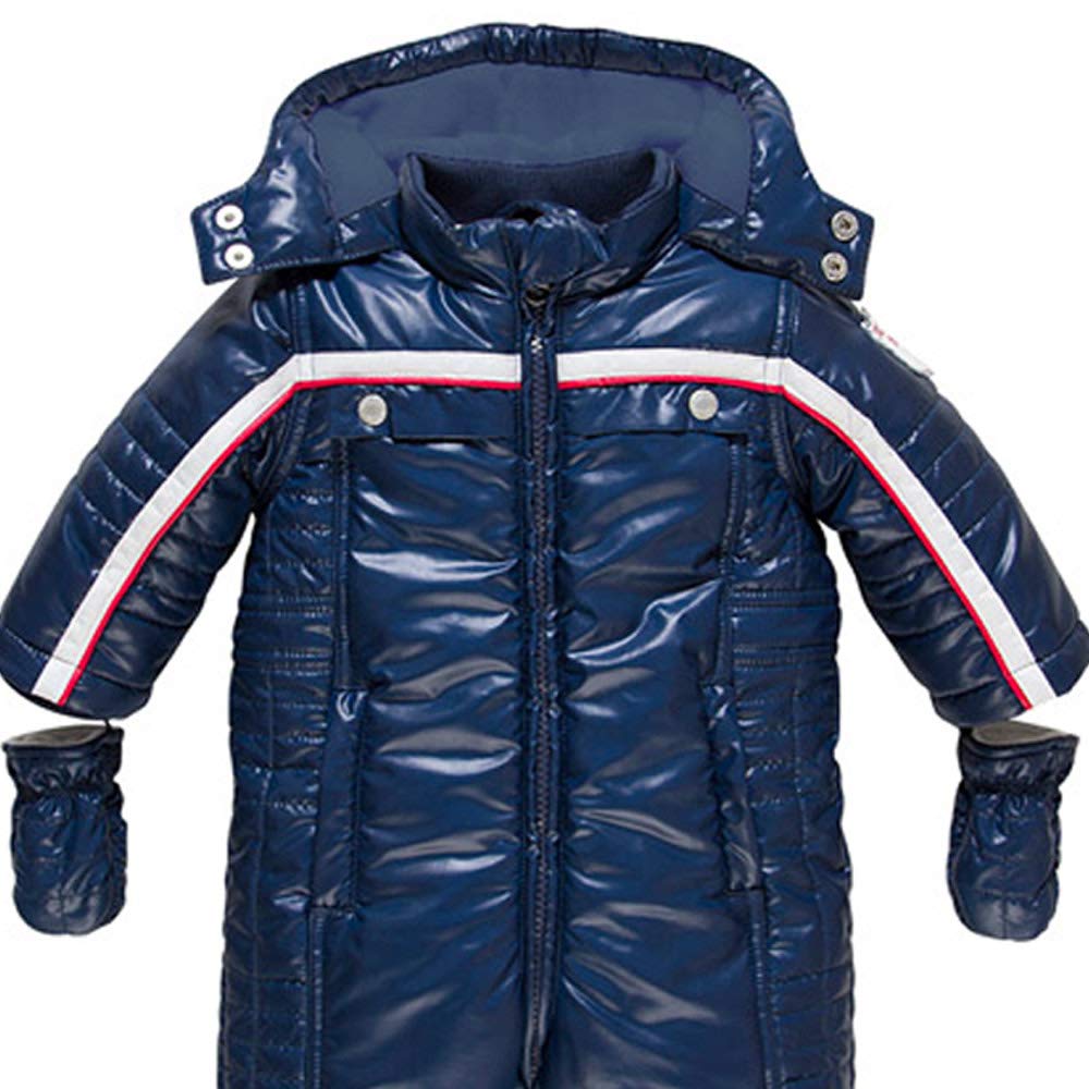 CHICCO Smart Line First Academy Thermore - Mono de nieve térmico (talla 62, con acolchado térmico, 6-9 meses), azul, 51