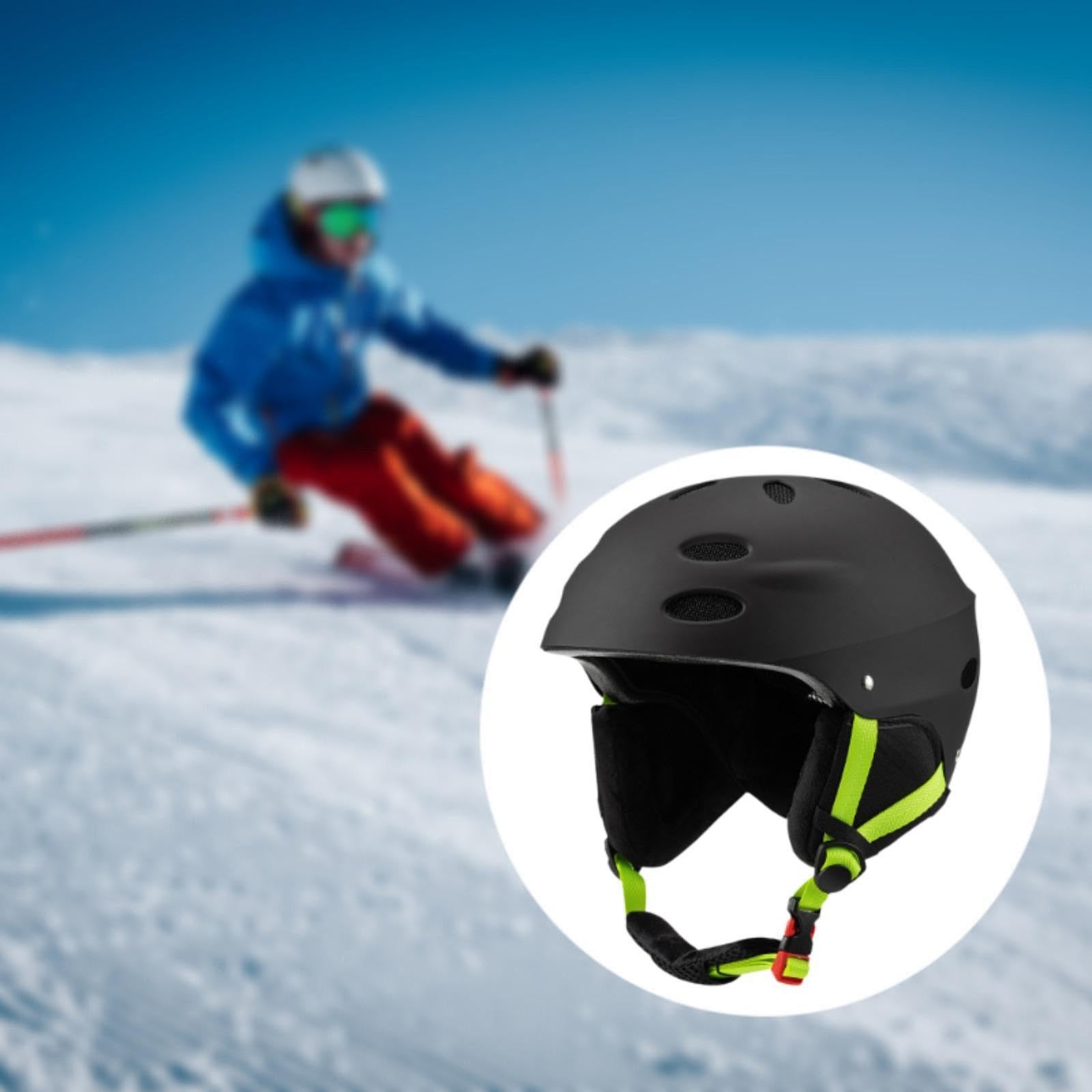 LOVIVER Skihelm für Erwachsene, Kopfschutz für Snowboard und Radfahren, atmungsaktiv und warm, mit abnehmbarem Futter, geeignet für Männer und Frauen