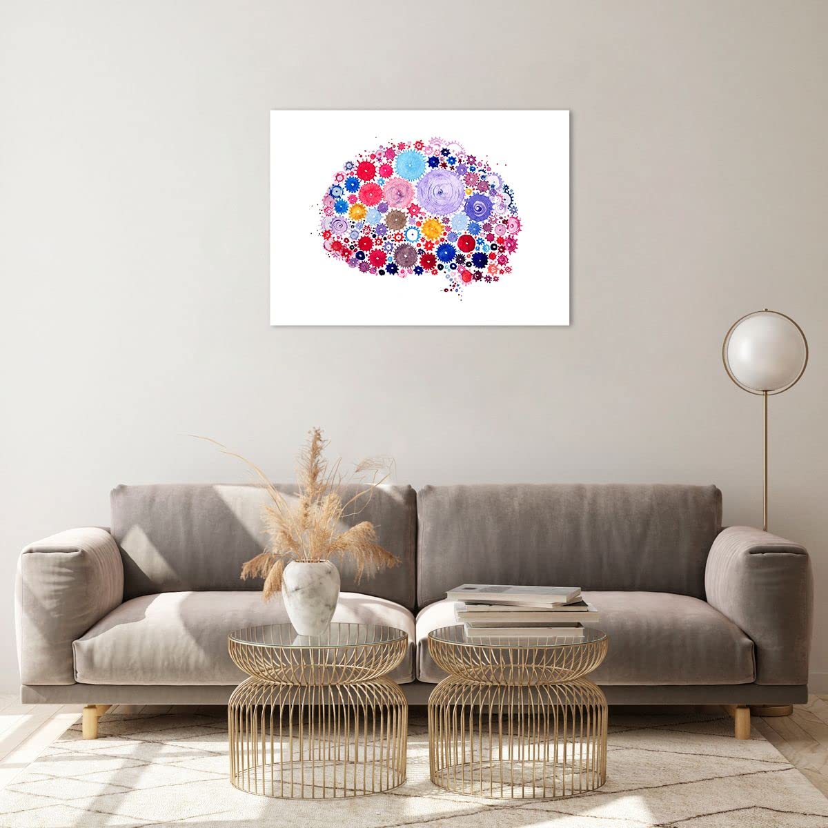 Impression sur verre - Image sur verre - En pensée - 50x70 cm