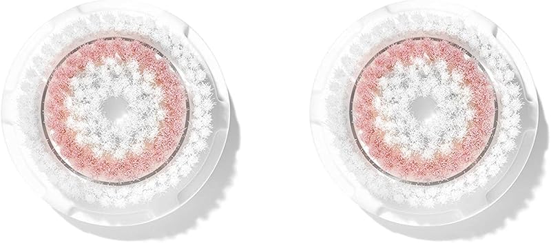 Cabeça de reposição para escova de limpeza facial Evetree Radiance compatível com Clarisonic Mia 1, Mia 2, Mia Fit, Alpha Fit e Smart Profile Uplift, Pacote com 2