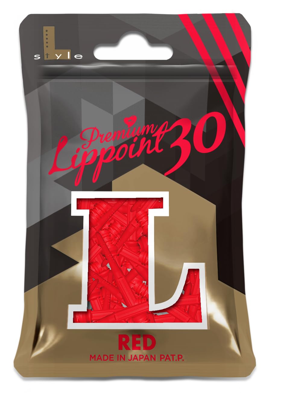 L-style Premium Lippoint – Extra Long – Red – 60 Count – Soft Tip Points – 2BA Thread — image 1