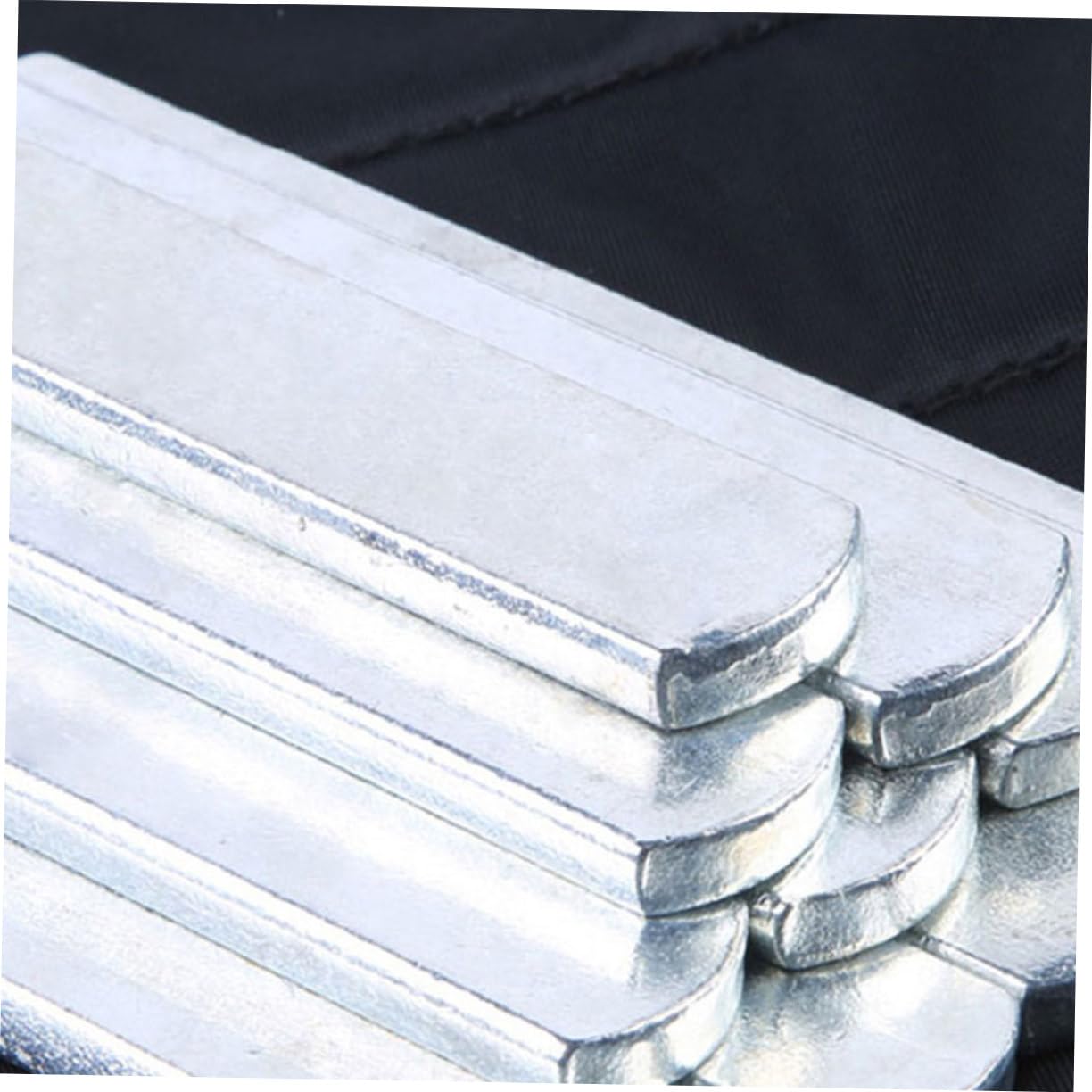 INOOMP 6stücke Stahl Gewichtsscheiben Verstellbare Fitness Trainingsgewichte DIY Metallplatten Gewichtete Lastenträger Kompatibel mit Gewichtswesten
