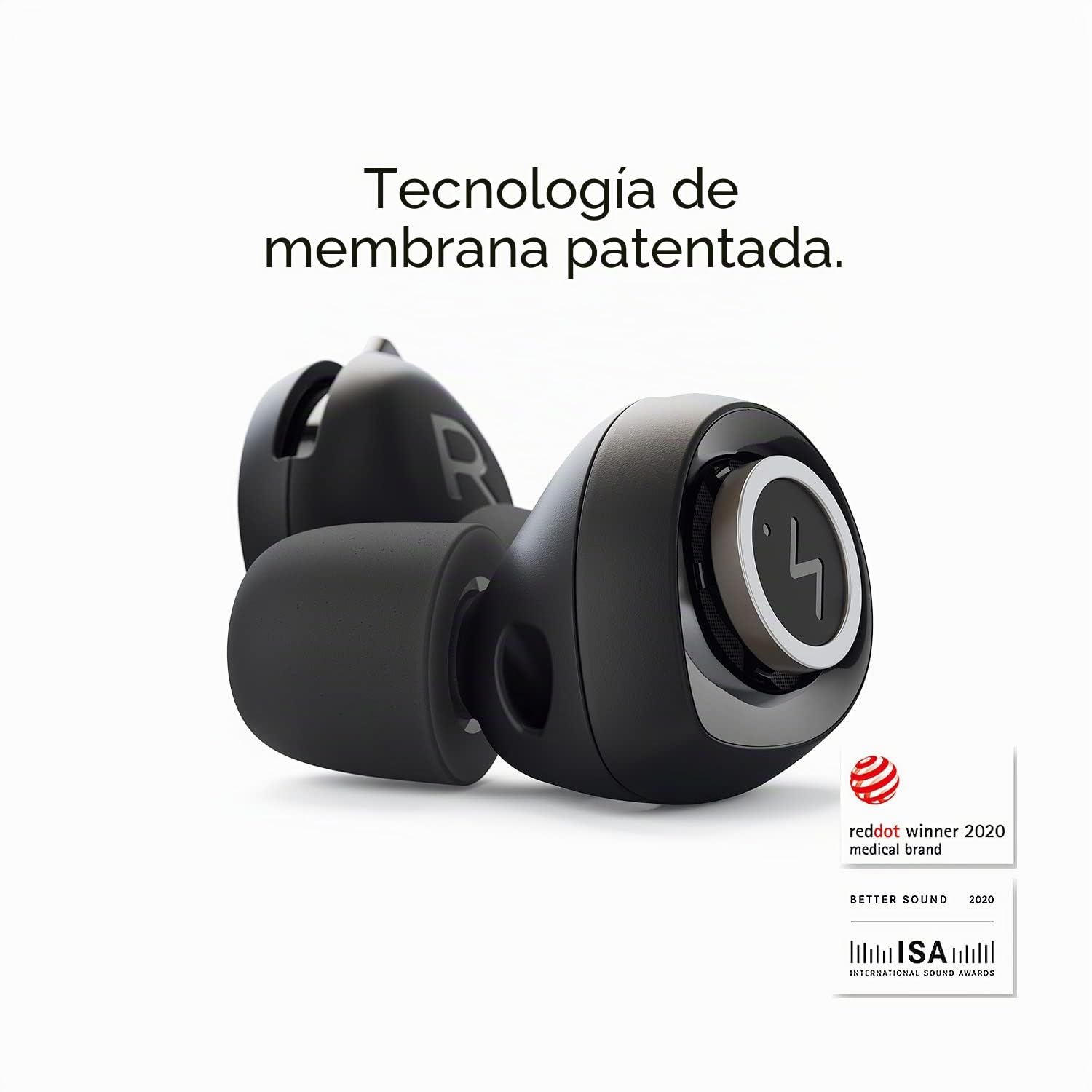 Minuendo - Tapones acústicos de alta fidelidad, protección auditiva para músicos, tapones para los oídos de atenuación de dB ajustables, fabricados en Noruega, diseño galardonado, adecuados para