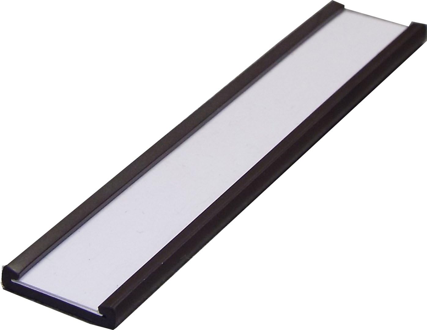 Label Holders 15mm High x 70mm Long Pack of 100 with Paper