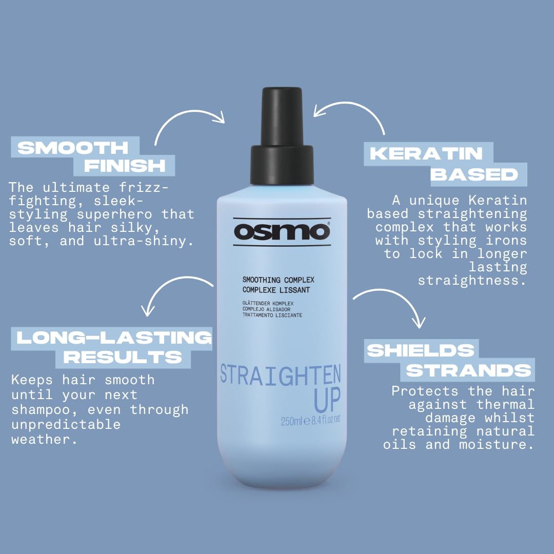 Osmo Straighten Up Keratin Smoothing Complex, Off White, 250ml (Pack of 1) - Image 2
