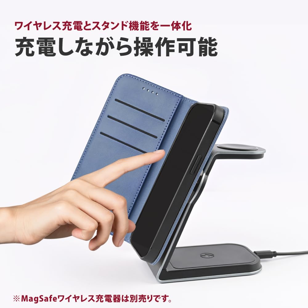 新品・ 未使用　iPhone 16e スマホケース　ターコイズ 手帳型 iPhone16 手帳型ケース おしゃれ iPhone ケース 手帳型 カバー