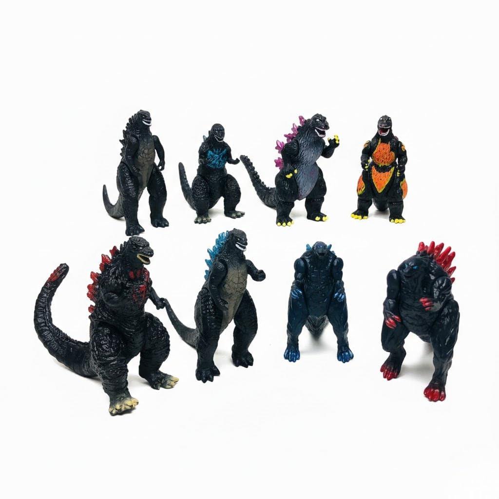 GODZILLA「ゴジラ フィギュア SET」 Buy KOORICHH Godzilla Action Figure Toy Set (Pack of 8) | Kaiju