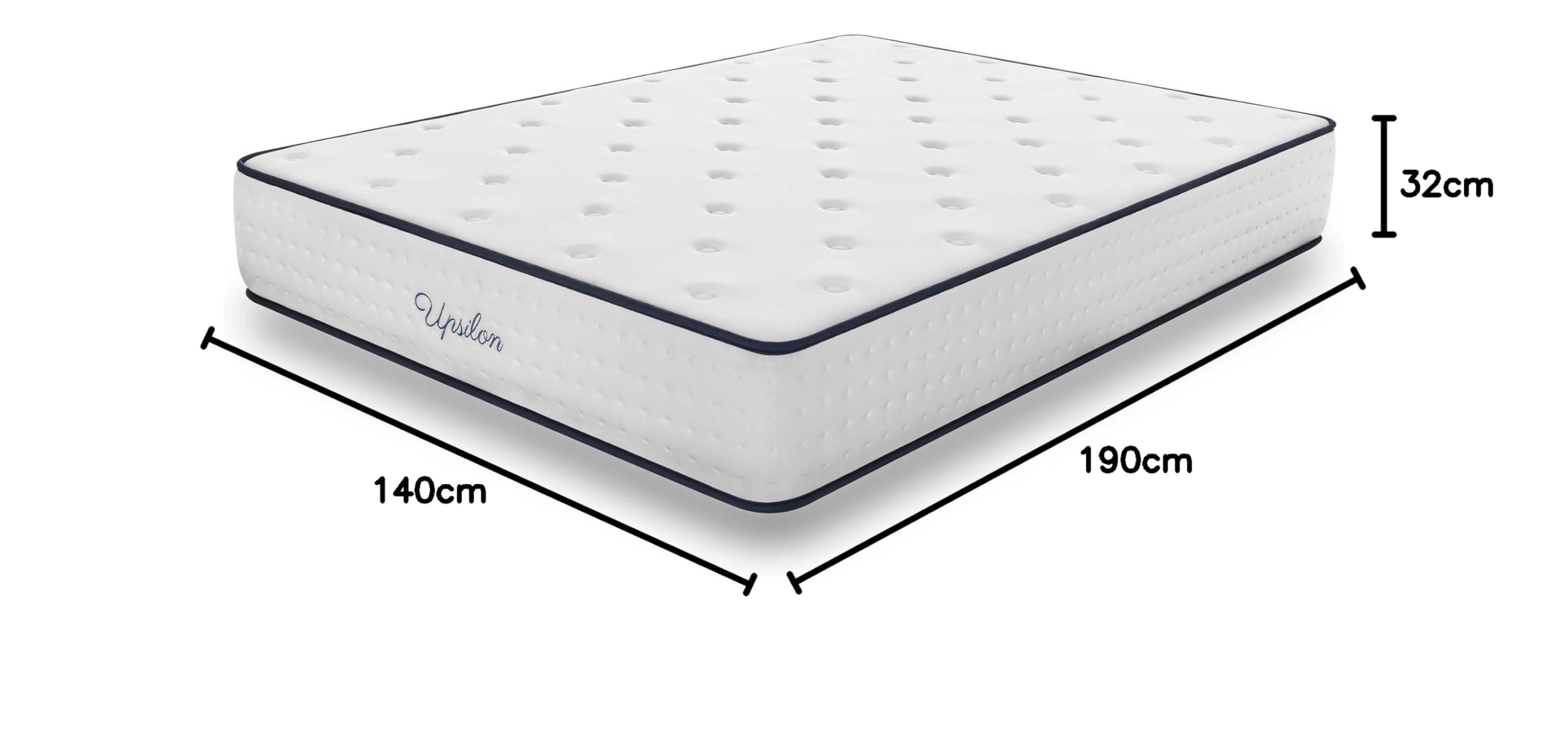 COSMOS - Upsilon - Matelas 140x190 - Épais 32 cm
