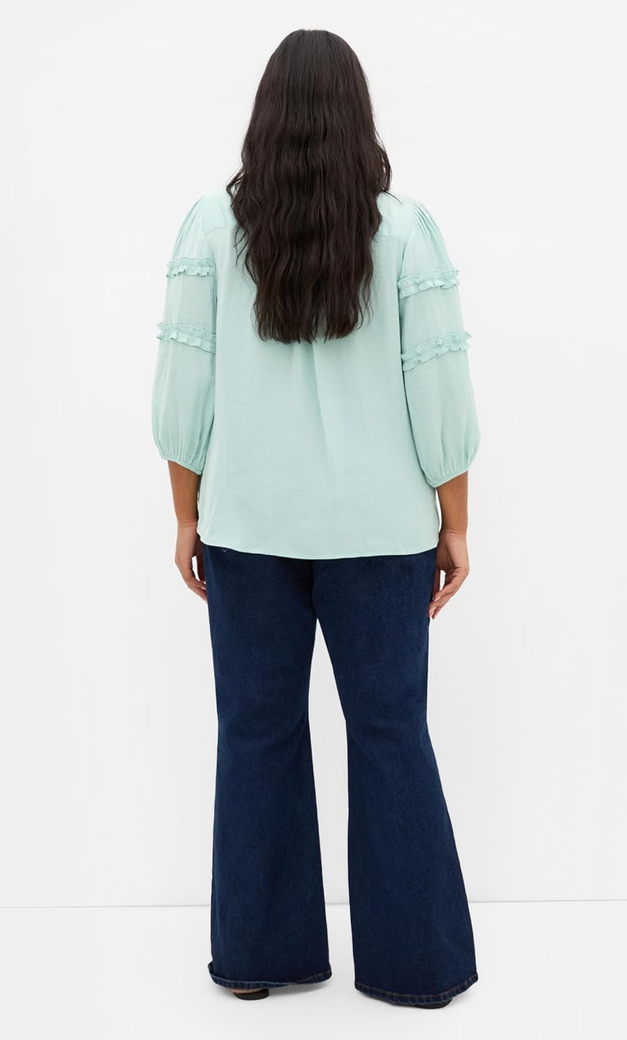City Chic Plus Size Shirt - Drama Queen Elbow Sleeve