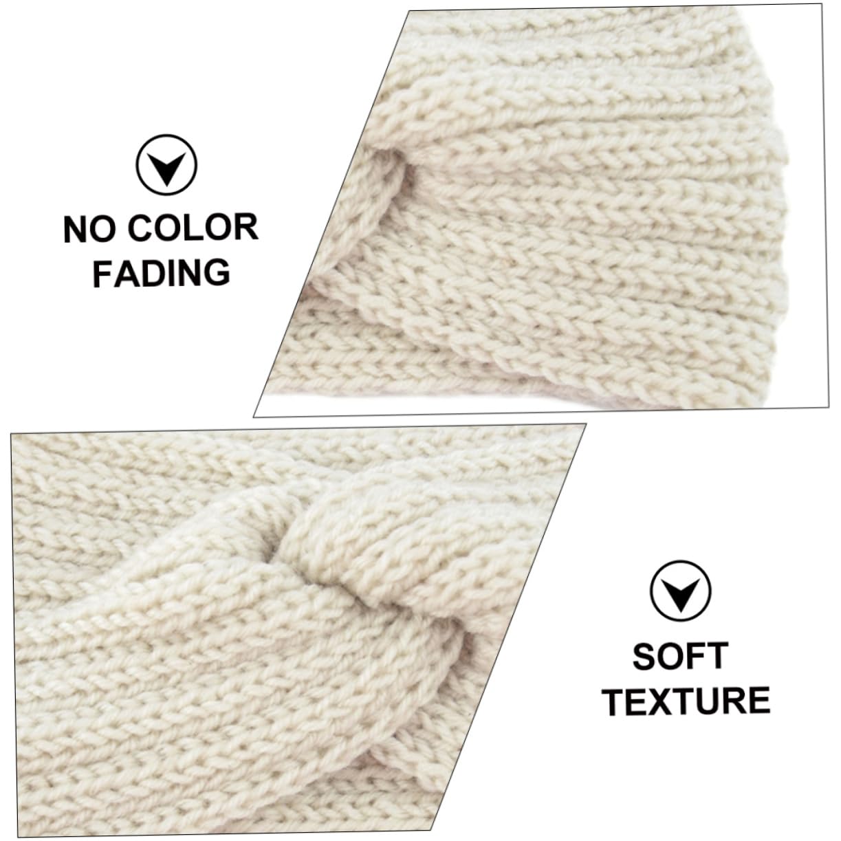 minkissy 8pezzi Fasce Per Femminili Maglia Larghe Accessori Caldi Per Orecchie Fasce Fatte Mano Per Inverno Comfort e Stile Per Ogni Outfit