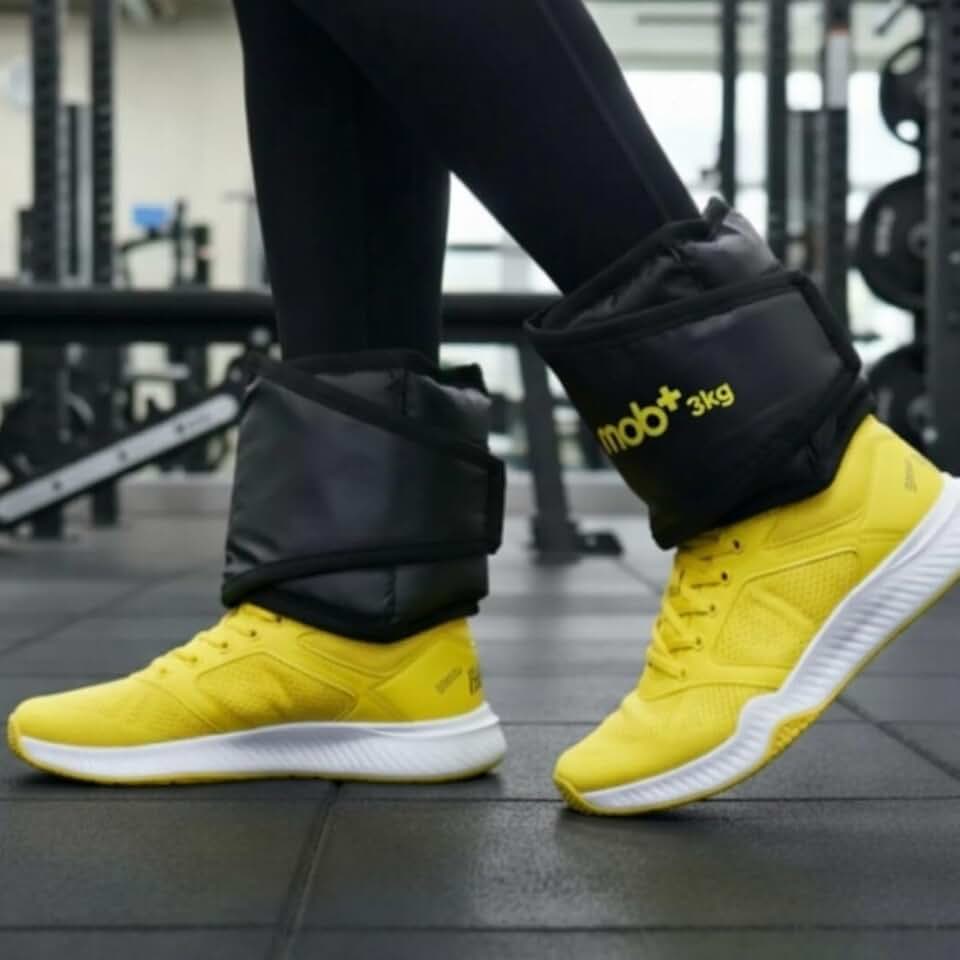 Par Caneleira Tornozeleira Mob+ Fitness Peso 3 Kg