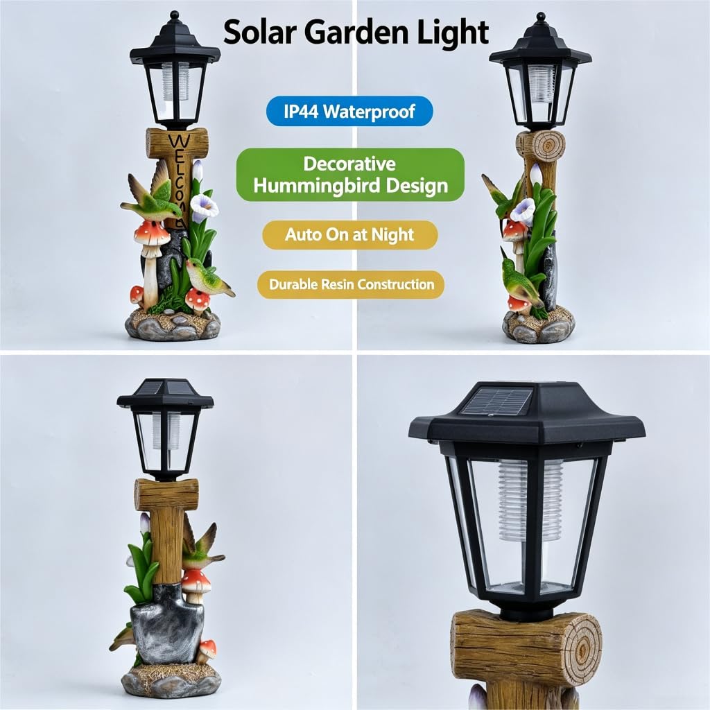 Statua per solare Esterno Design Artistico Decorativo Statua