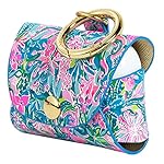 Lilly-Pulitzer-Leatherette-AirPods-Pro-Holder-Cute-Keychain-Case-with-Access-to-Charging-Port
