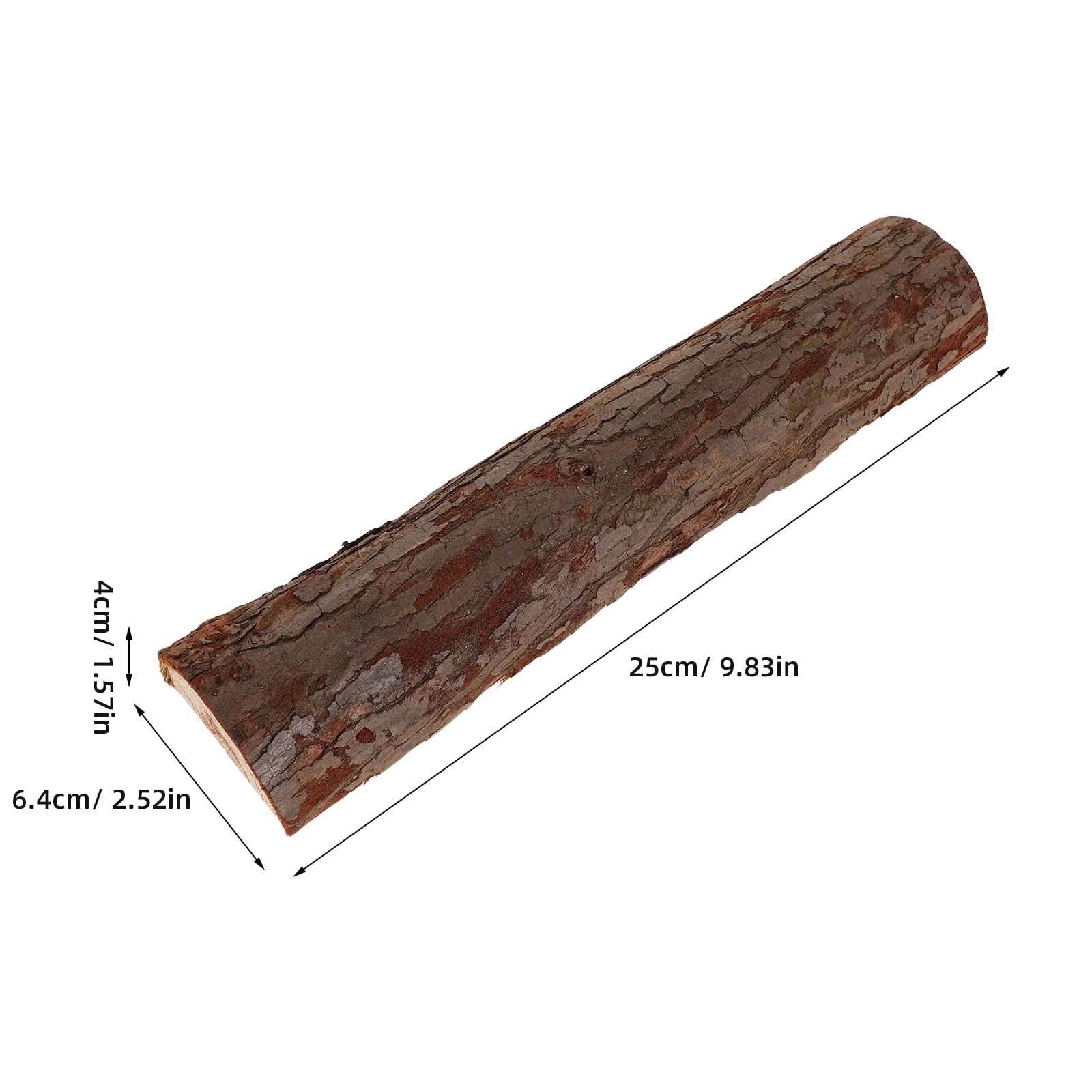 10 Pezzi Tronchi di Legno Decorativi Rustici Marroni, Legna da Ardere da Giardino Realistica per Decorazioni Natalizie e Atmosfera Accogliente