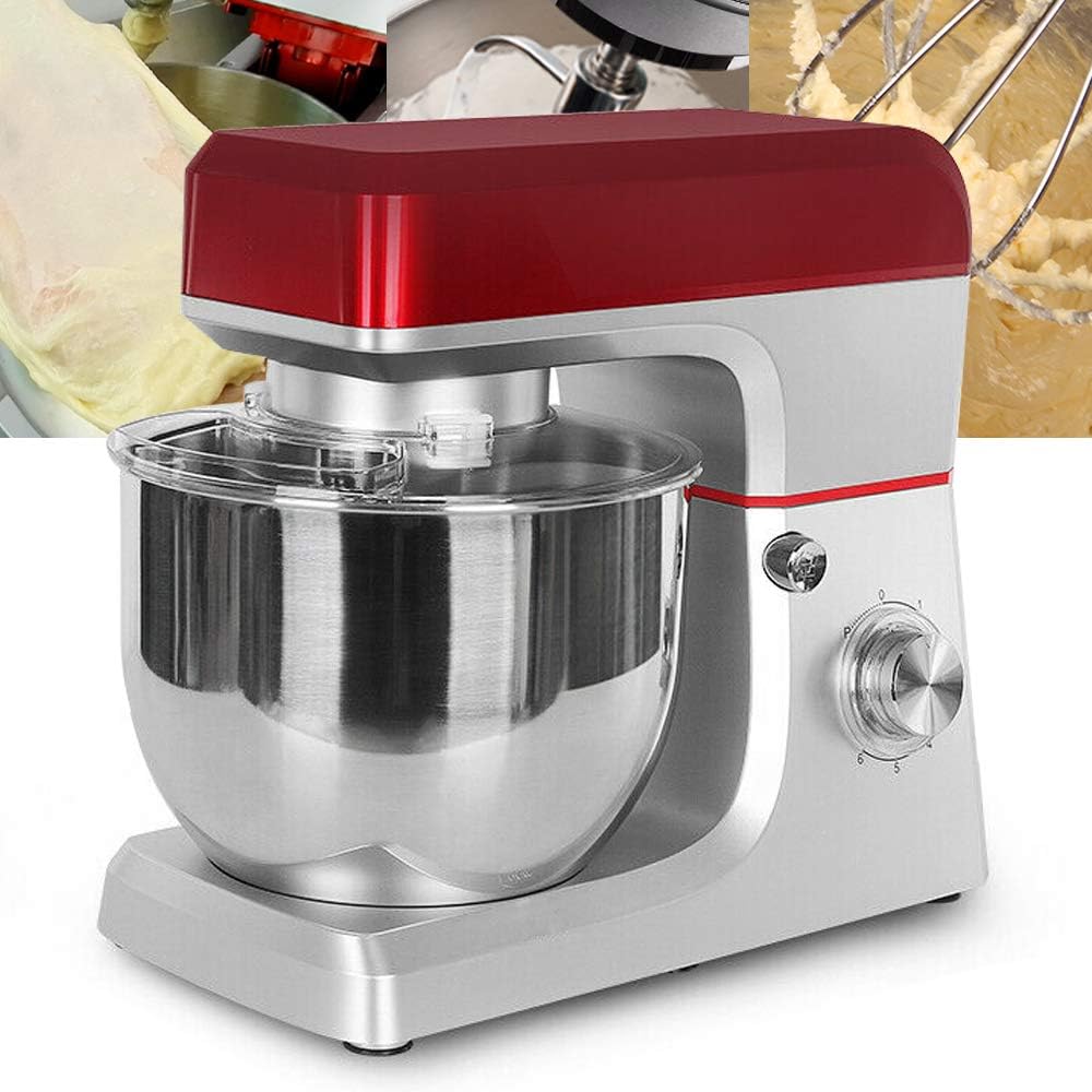 Stand Mixer, 7L Electric Mixer, 6 Speed 1200W TiltHead